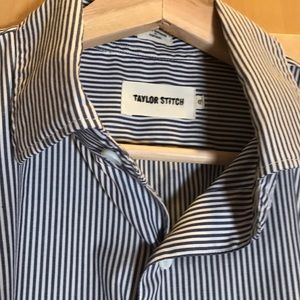 Taylor Stitch “The Hyde” Navy Bengal Stripe